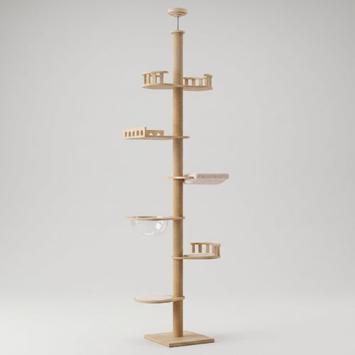 Erinnyees Floor-to-Ceiling Cat Tree