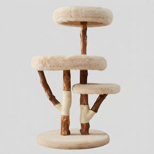 Erinnyees Natural Wood Cat Tree