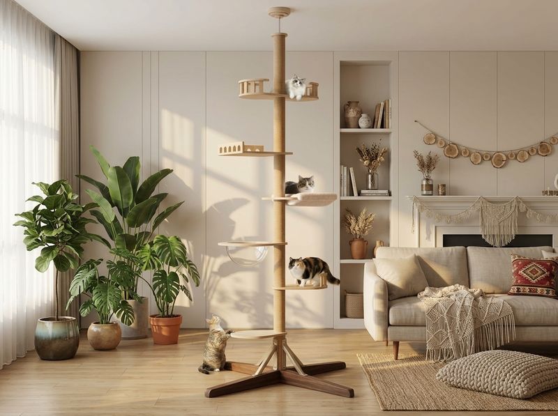 Erinnyees Floor-to-Ceiling Cat Tree