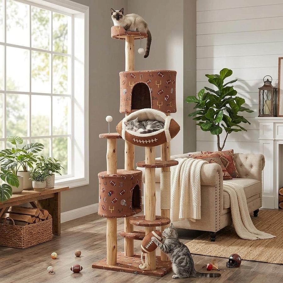 Erinnyees Football Cat Tree Tower
